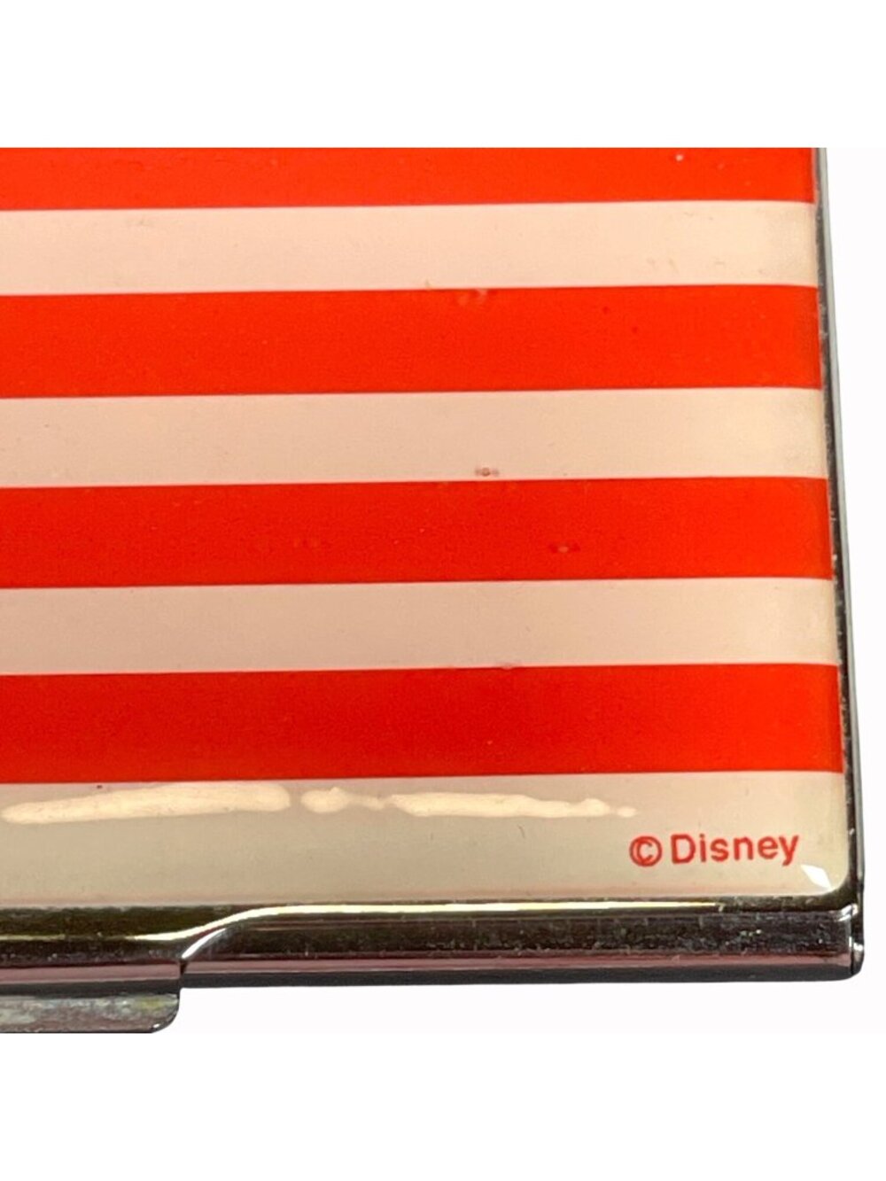 Vintage Disney Mickey Mouse Patriotic American Flag Business Credit Card Case - Picture 3 of 14